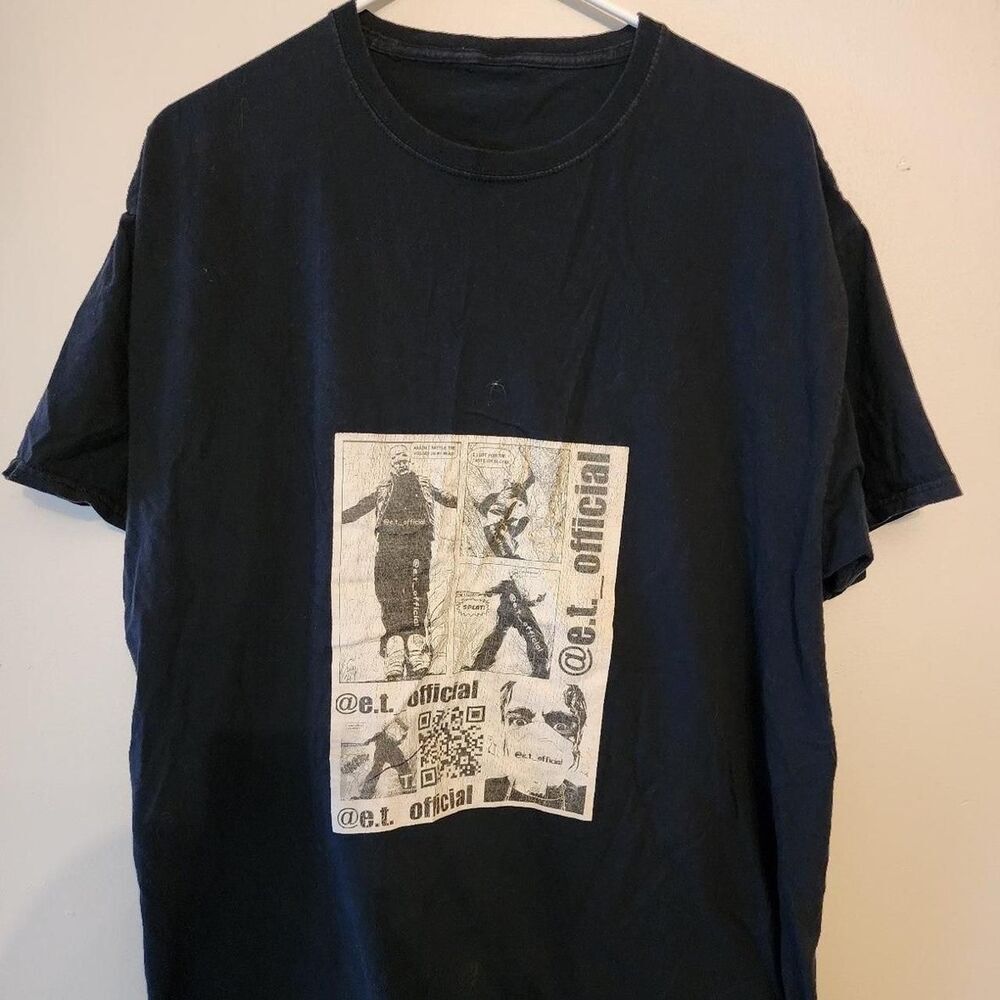 @e.t. Official Men's Black T-shirt